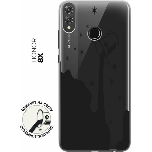 Силиконовый чехол с принтом Magic Paint для Honor 8X / Хонор 8Х силиконовый чехол с принтом bts stickers для honor 8x хонор 8х