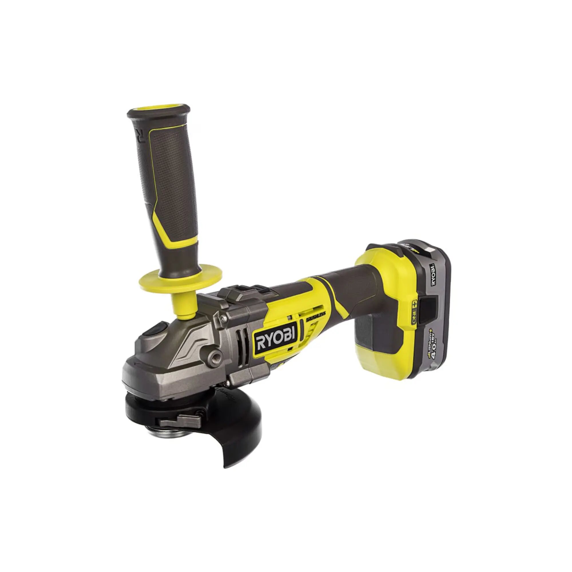 Шлифмашина угловая Ryobi ONE+ R18AG7-140S (5133004231) - фото №9