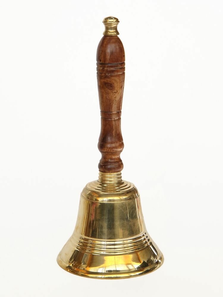 Колокольчик Nautical, винтажный, деревянный, золотистый, 23x10 см
