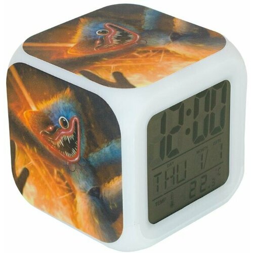 Часы-будильник Huggy Wuggy с подсветкой №15