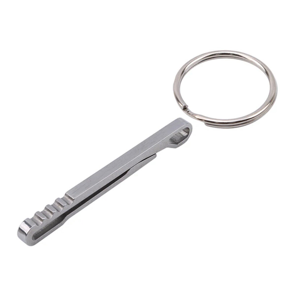 Металлическая Клипса для ножа / зажим для ножей, ключей, брелков. ( 7 см ) . Брелок для ключей.