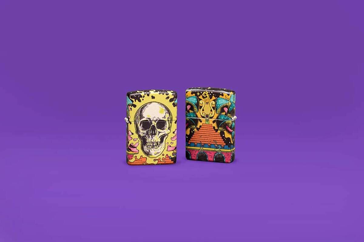Изображение Skull Design ZIPPO 48640 (пустая)