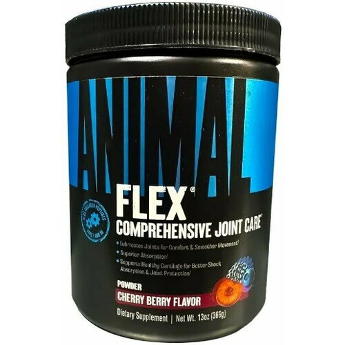 "Animal Flex CHERRY BERRY" - укрепляющий препарат для суставов и связок, 380 гр, 30 порций