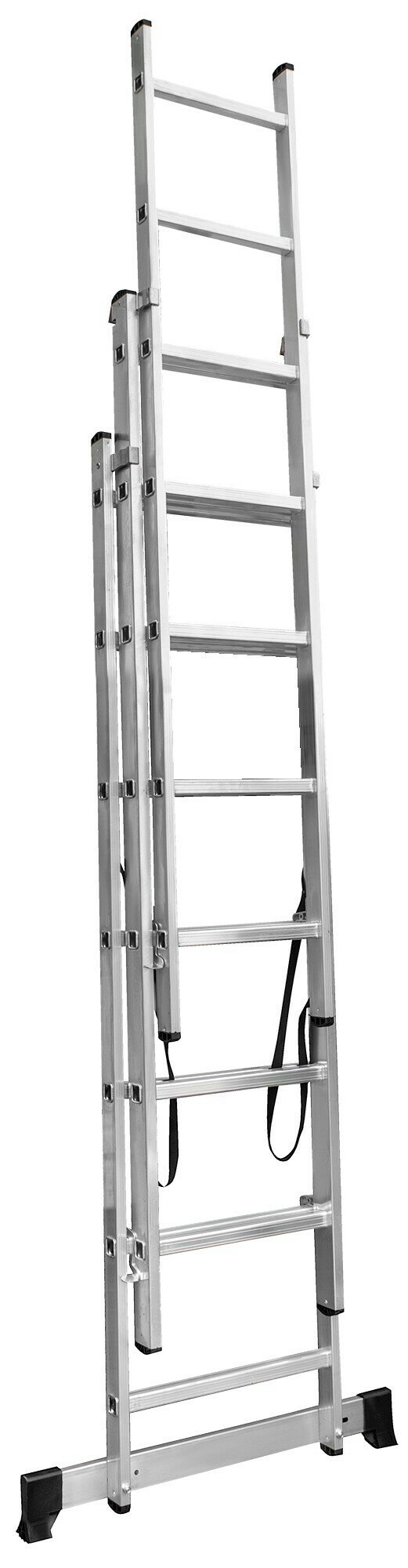Лестница раскладная выдвижная 3-секционная Standers до 5,42м 7 ступеней