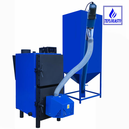 Пеллетный котел автоматический теплокасто 15 кВт для отопления дома гаража склада на 150 кв м 36100000₽