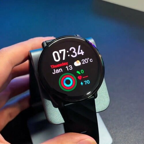 Смарт часы Zeblaze GTR 3 Pro AMOLED Display Bluetooth звонки Уведомления IP68 черные 4290₽