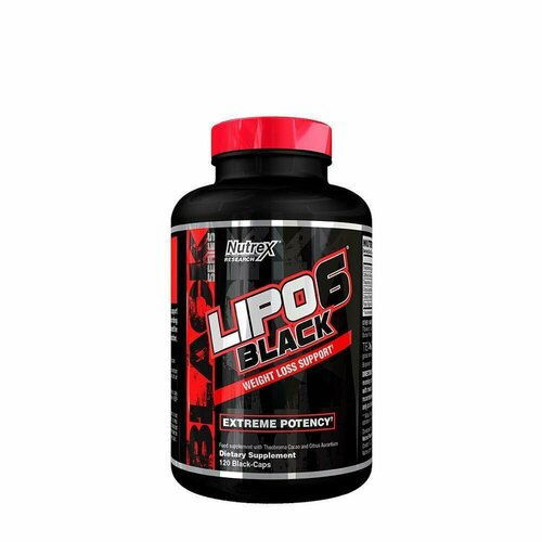 Жиросжигатель Nutrex Lipo-6 Black INTL, 120 капсул жиросжигатель lipo pro 60 капсул nutritabs