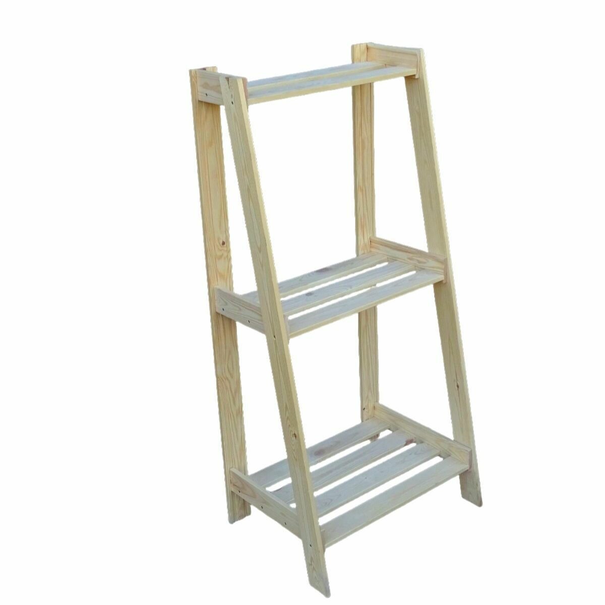 фото Подставка для цветов и домашних растений 115x53x16.35 см (сосна). Товар уцененный