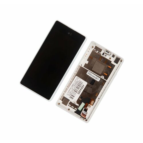 YT0124010 04,3" 1280x720 LСD + ТАЧ YotaPhone 1 C9660 передний (YT0124010, YT014F02) черный с белой рамкой белый, черный