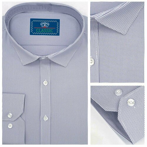 фото Рубашка bossado, размер 6xl, серый