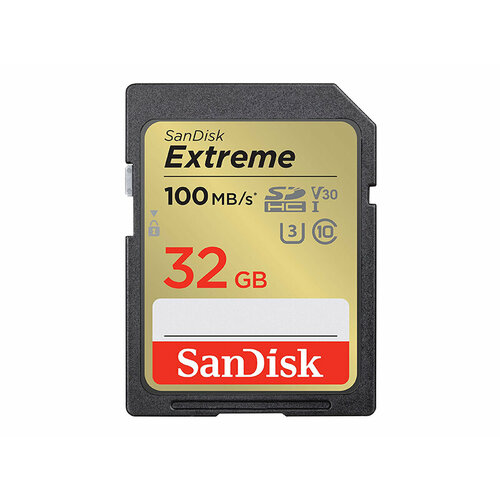 Карта памяти 32Gb - SanDisk Extreme SD UHS-I SDSDXVT-032G-GNCIN