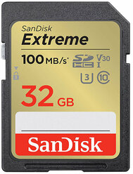 Карта памяти SanDisk Memory Card Extreme SDHC for DSLR, 32 Гб