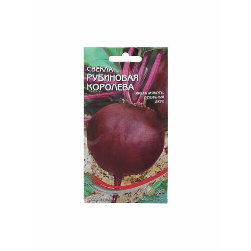 СеменаСвекла Рубиновая Королева, 110 шт семена свекла рубиновая королева 3 0 г 3 шт