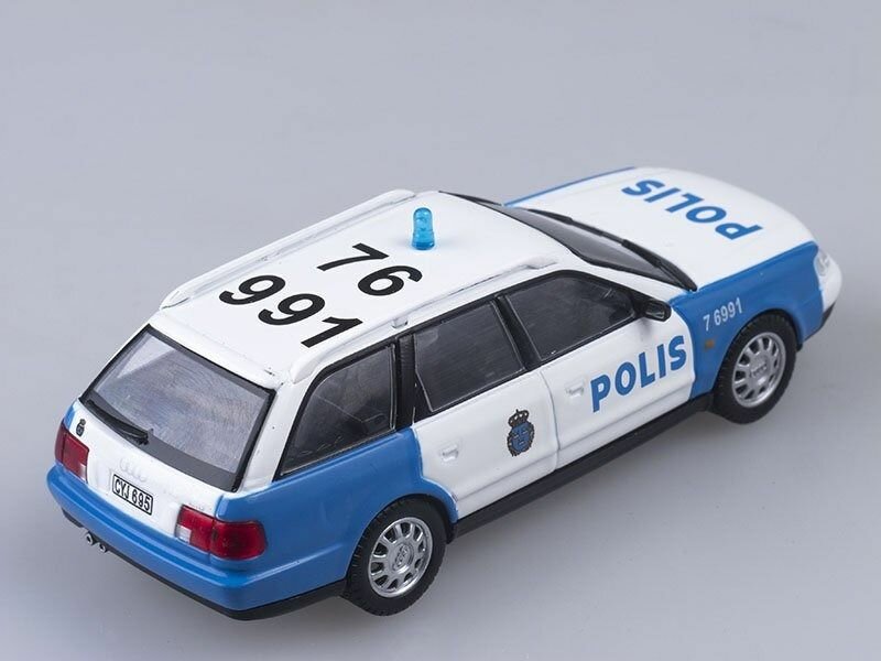 Масштабная модель Audi A6 Avant, Полиция Швеции — фото 1