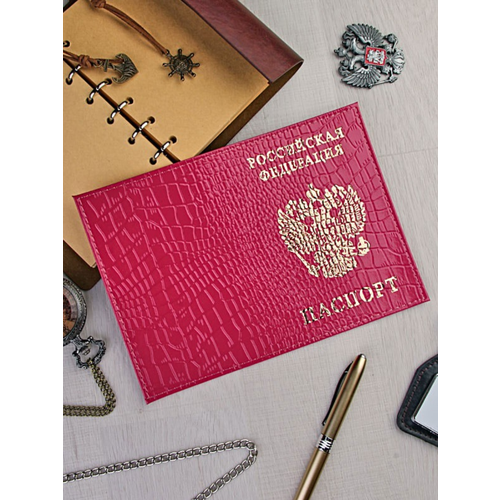 фото Обложка для паспорта documen1smax, розовый ryzenbaks