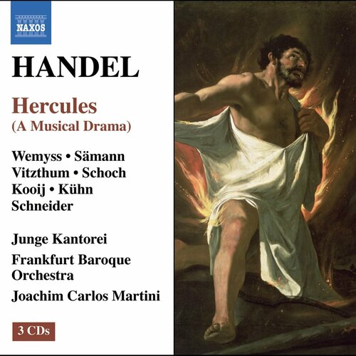 Handel - Hercules-Frankfurt Baroque Orchestra < Naxos CD Deu (Компакт-диск 3шт) геркулес гендель v c celebration of christmas handel messiah manfredini vivaldi bach corelli naxos cd deu компакт диск 3шт