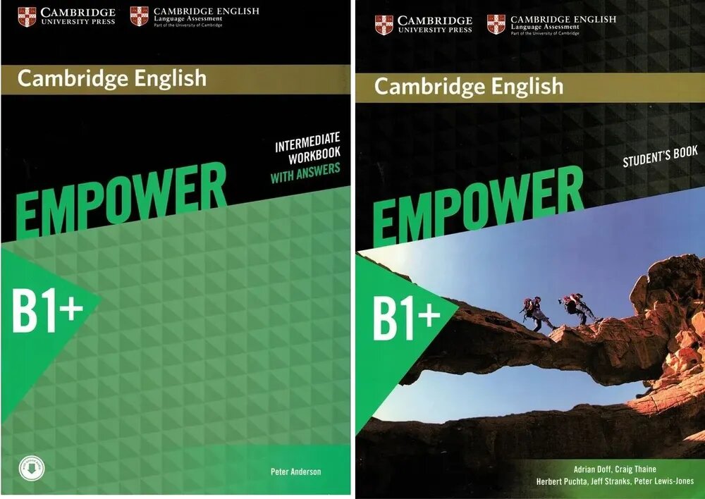 Комплект Cambridge English Empower B1+ Intermediate Student's Book + Workbook +CD