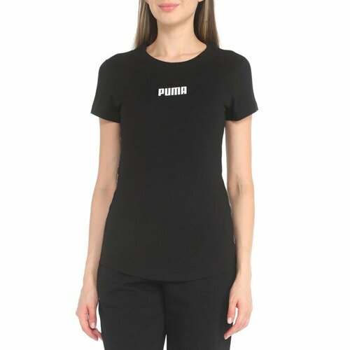 свитшот puma 67132619 tape crew tr w бежевый xs Футболка PUMA, размер S, черный