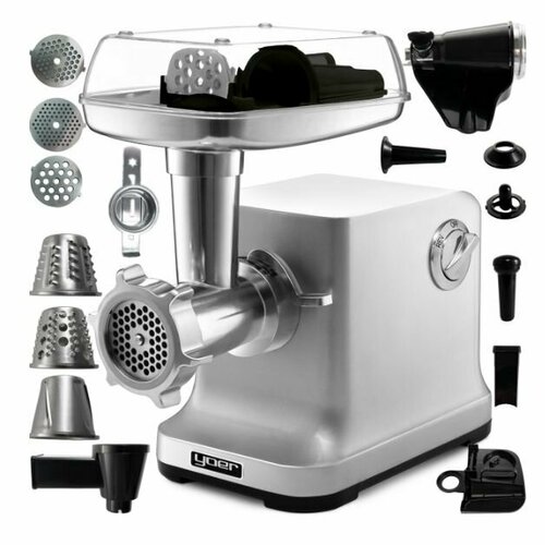 Мясорубка Yoer Grindo серебристый 1900 Вт 26 эл 3350000₽