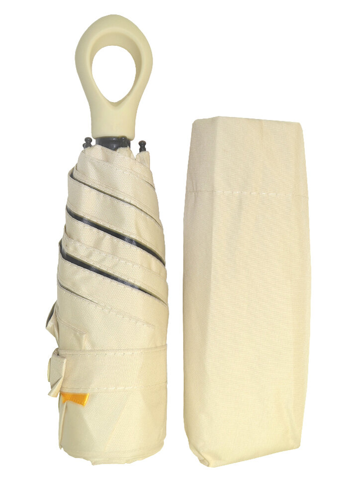 Мини-зонт Ame Yoke, бежевый — фото 1