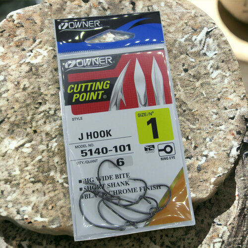 Крючок Owner 5140 J-Hook № 1 (BC) крючки для шторы carnation home fashions roller hook хром
