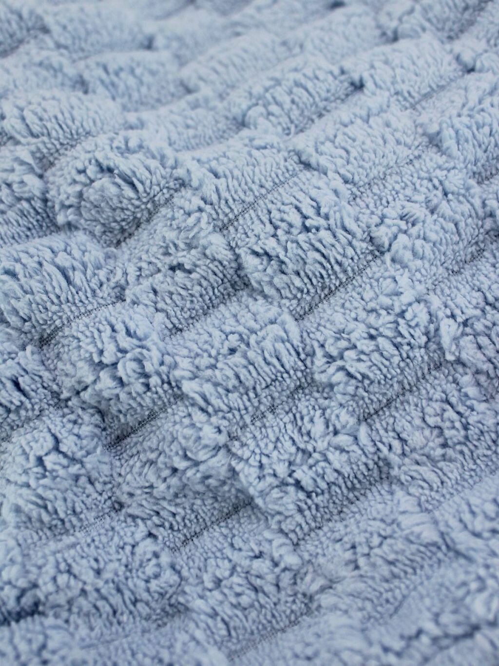 Полотенце на голову чалма микрофибра голубая (Т51-166)