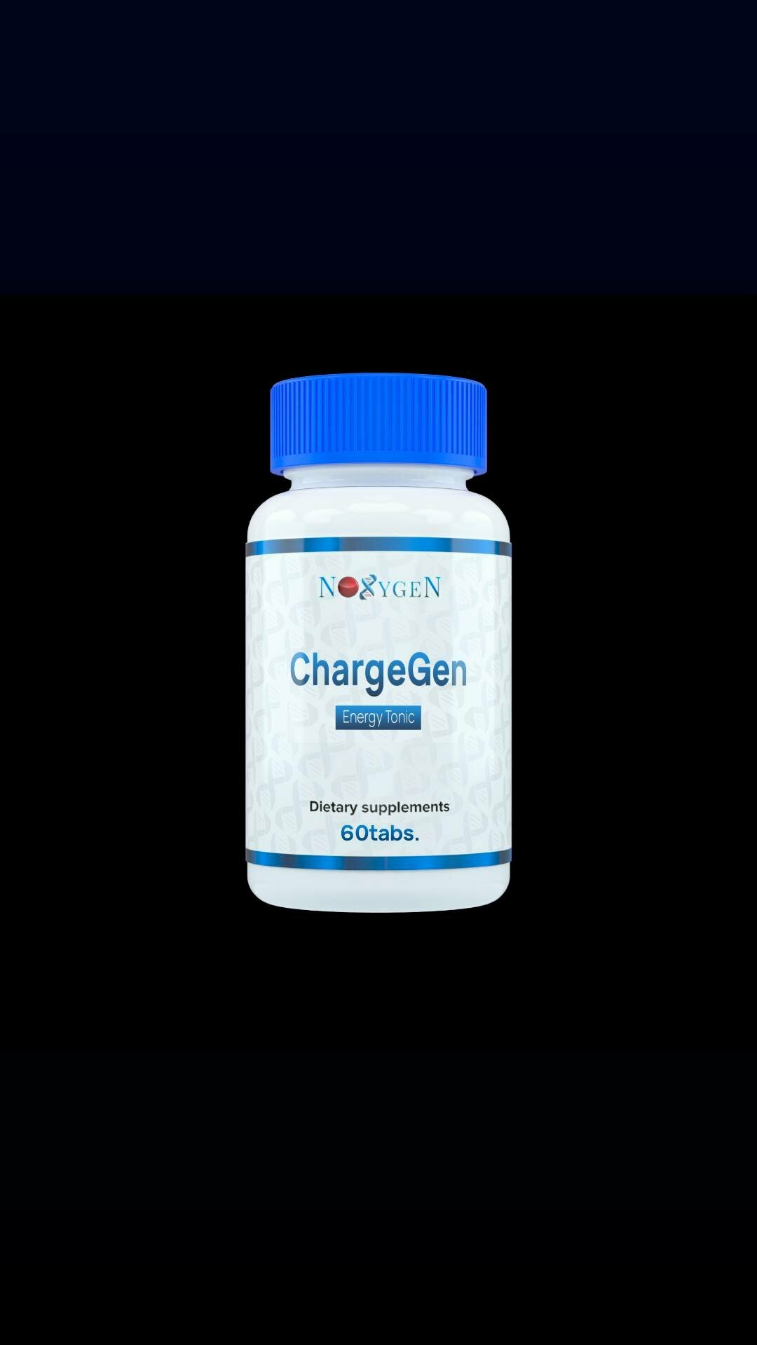 Noxygen ChargeGen 60 табл. энергетик с кофеином, тирозином и теакрином — фото 1
