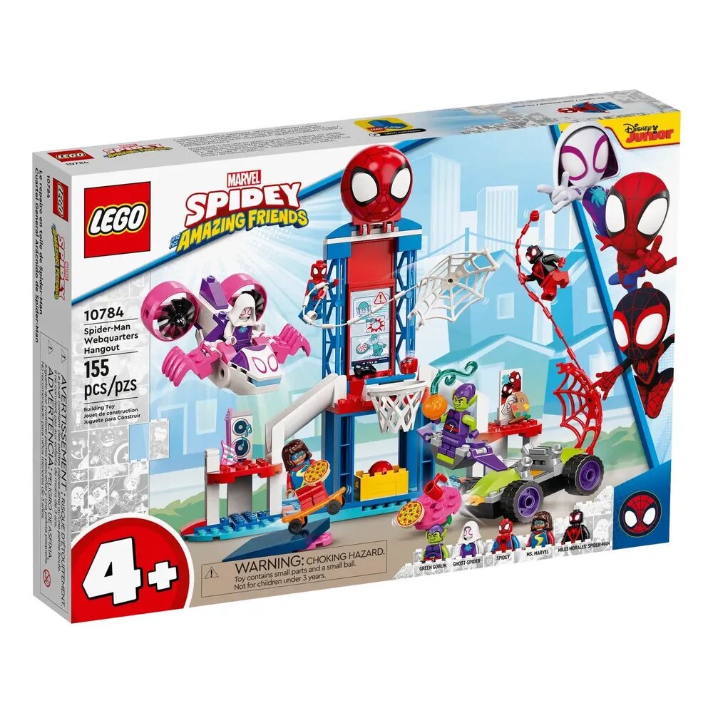 Конструктор LEGO Spidey 10784 Вечеринка в штабе Человека-Паука, 155 дет.