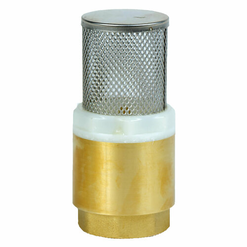 Обратный клапан пружинный AquamotoR AR111003 муфтовый (ВР/ВР), латунь с фильтром Ду 25 (1) обратный клапан пружинный aqualink 02058 02059 02060 муфтовый вр вр латунь с фильтром ду 25 1