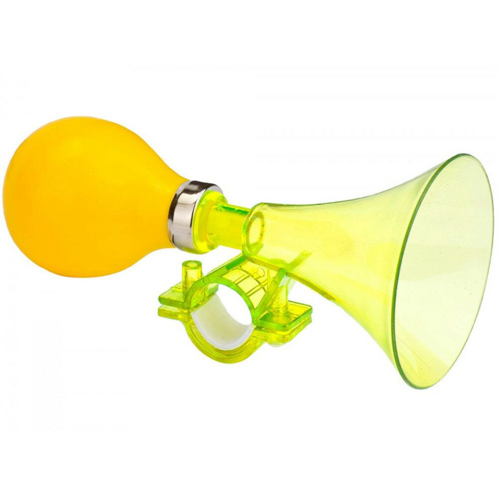 фото Клаксон велосипедный 71DI-02, пластик/ПВХ, жёлтый, 210170