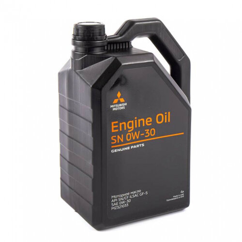 Моторное масло Mitsubishi Engine Oil 0W-30 синтетическое 4 л