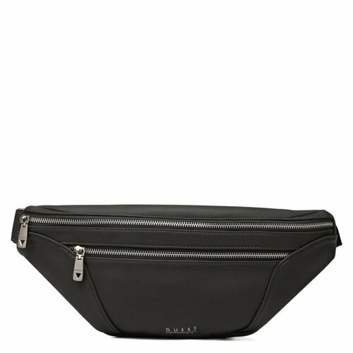 Сумка поясная GUESS, серый сумка поясная cat the sixty bum bag антрацит