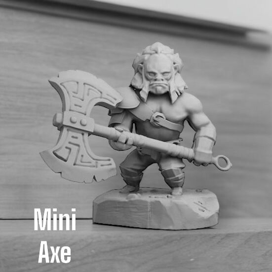 Модель Mini Axe, дота, мини акс