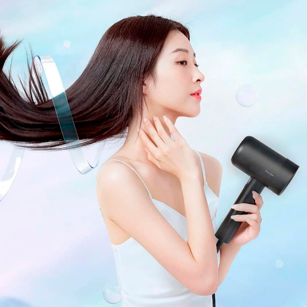 Фен Xiaomi ShowSee Hair Dryer A18 1800 Вт черный - фотография № 10