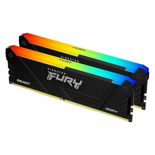 Оперативная память Kingston Fury Beast KF436C18BB2AK2/32 DDR4 - 2x 16ГБ 3600МГц, DIMM, Ret