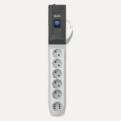 Изображение товара Сетевой фильтр Pilot Pro USB, 5м, серый [183]