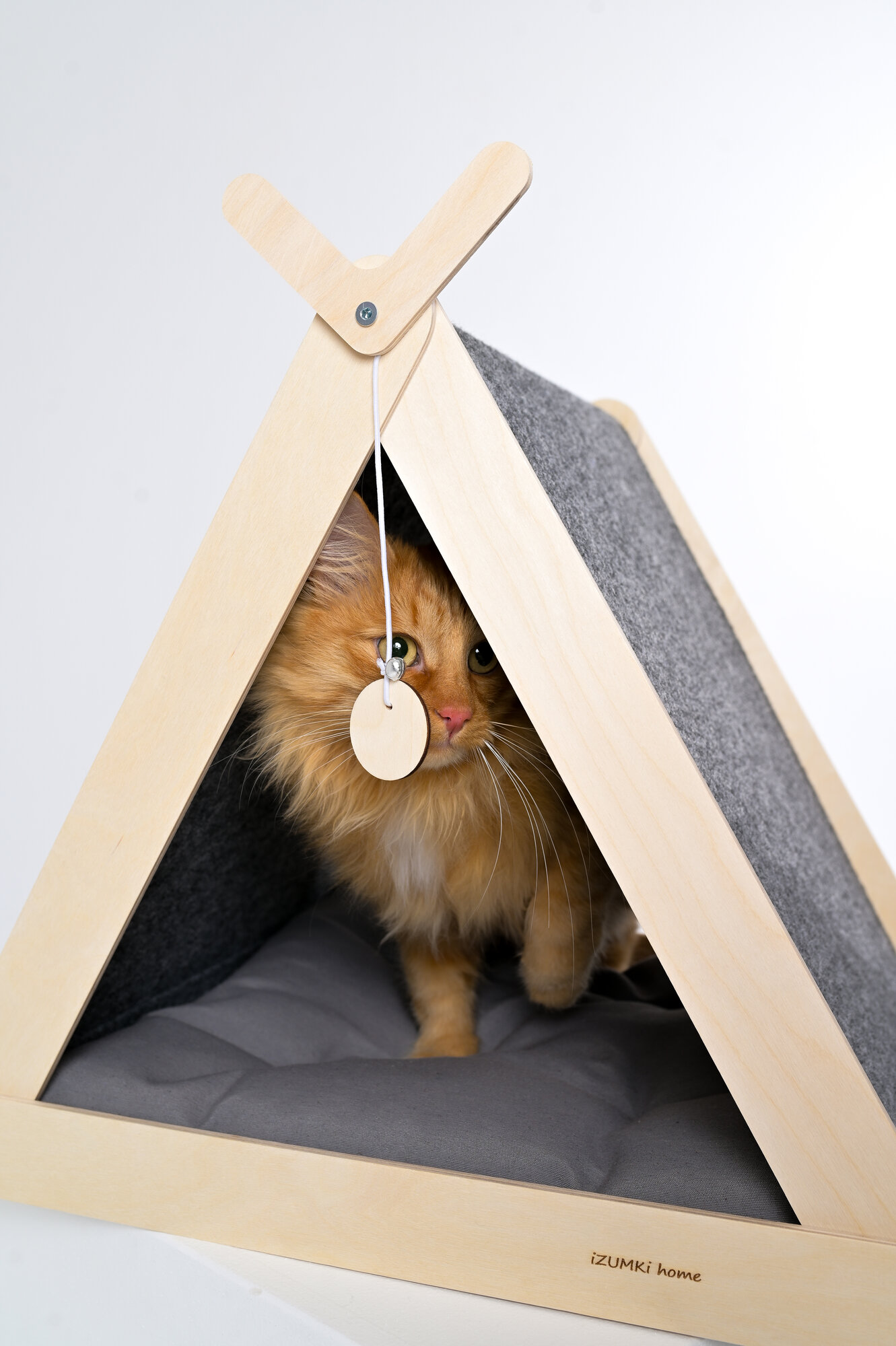 Домики Для Животных Xiaomi Домик для кошки с когтеточкой Вигвам
