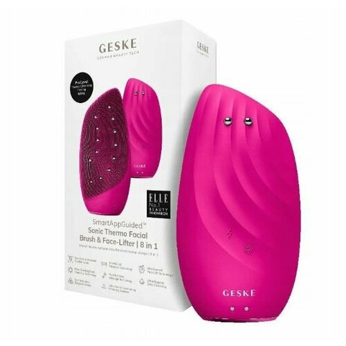 Ультразвуковая щетка для чистки лица Geske 8 в 1 розовый 1579400₽