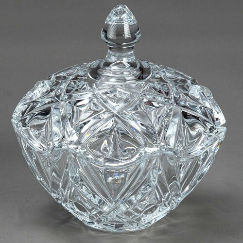 Сахарница стеклянная с крышкой 125см в подарочной упаковке 535₽