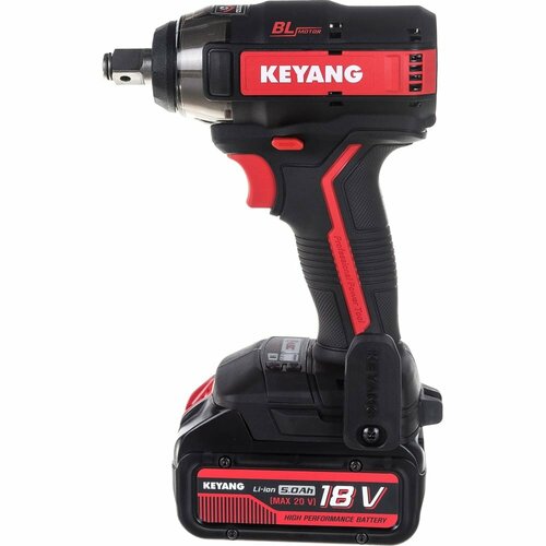 Бесщеточный аккумуляторный ударный гайковерт KEYANG IW18BLA