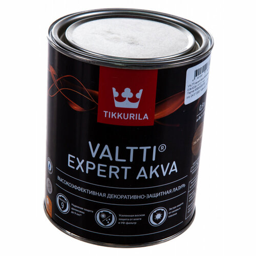 tikkurila антисептик valtti expert akva 2 7 кг 2 7 л рябина Высокоэффективная защитная лазурь Tikkurila VALTTI EXPERT AKVA