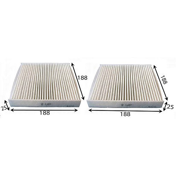 JS ASAKASHI ac0183set (64312284827 / 64312284828 / 64319237157) фильтр салон. js ac0183set BMW (БМВ) x3 (f25) x4 (f26)