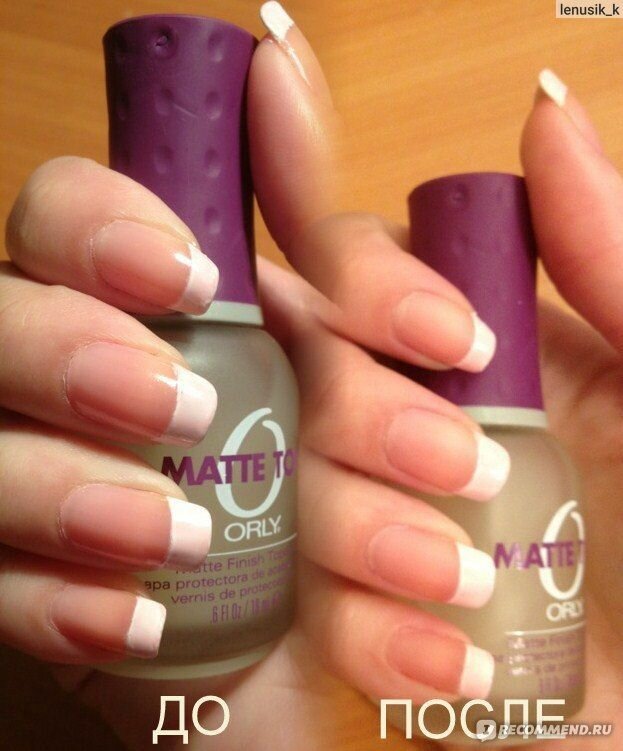 Orly для ногтей с матовым эффектом Matte Top, 18 мл (Orly, ) - фото №8