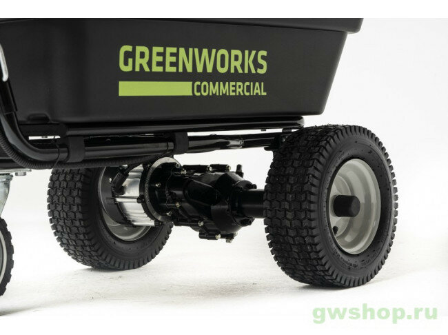 Садовая тележка Greenworks с аккумулятором 5Ач и зарядным устройством 7400607UB - фотография № 5