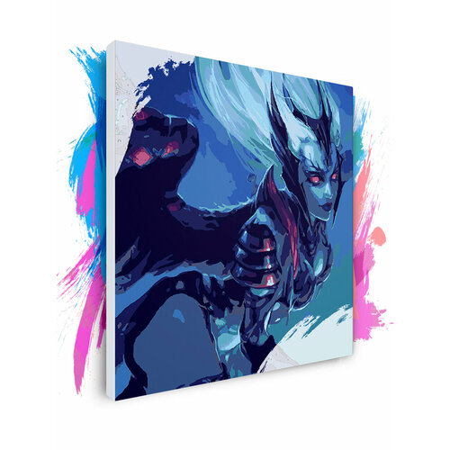 Картина по номерам на холсте Dota 2 - Vengeful Spirit, 60 х 60 см