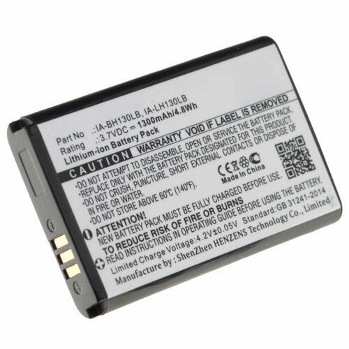 аккумуляторная батарея ibatt ib a1 f259 1100mah для камер slb 1137c Аккумуляторная батарея iBatt iB-A1-F378 1300mAh, для камер IA-BH130LB