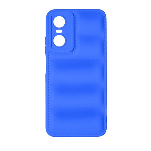 Накладка силикон DF Дутый для Tecno Pop 6 Pro (4G) Blue