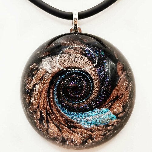 Подвеска Venezia, бирюзовый, коричневый