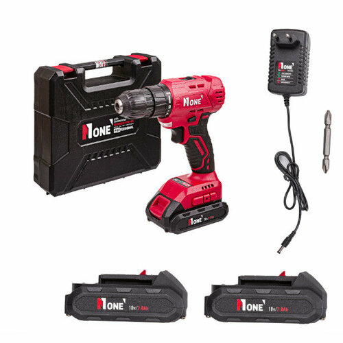 Аккумуляторная дрель-шуруповерт Number one Дрель ак ДА-1018 CD1820-PRO-BR 18V20Ah2 акк2 скор LED подсвет фикс шпинд кейс 7730₽
