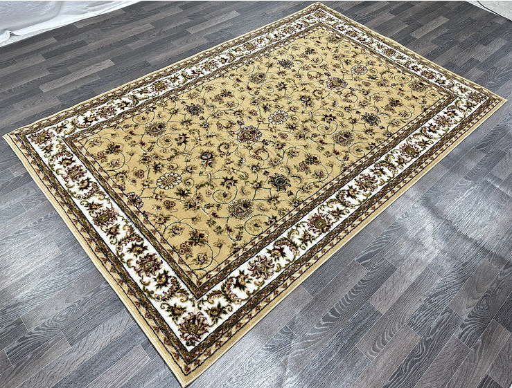 Ковер 20624 Cream-Beige 80 x 150 см, интерьерный, в прихожую, в детскую, в гостиную, прикроватный, в кухню